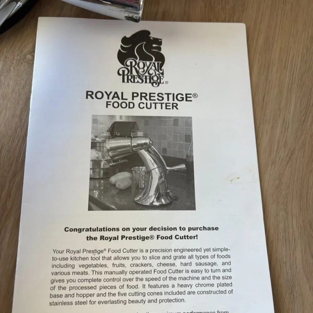 Royal prestige food cutter kit